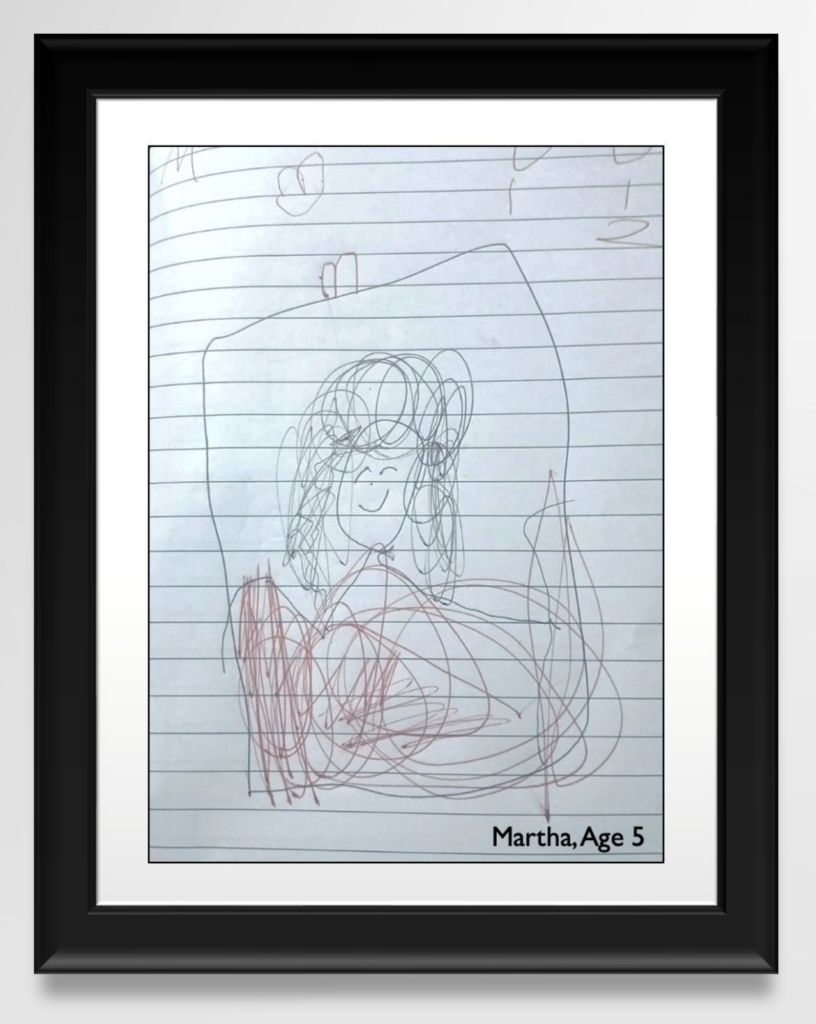 A picture of Jesus by congregation member Martha, 2026